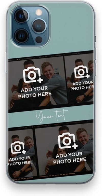 Gepersonaliseerd - Case Company® - Hoesje geschikt voor iPhone 12 Pro hoesje - Filmrol N°2 - Soft Cover Telefoonhoesje - Bescherming aan alle Kanten en Schermrand