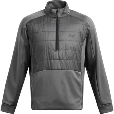 Under Armour Heren Eenkleurige Halve Rits Sweatjack (Grijs)