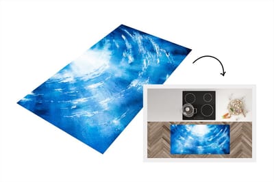 Keukenloper - Loper keuken - Water - Zon - Zee - 120x60 cm - Keukenloper vinyl