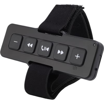 Auto Media Knop Afstandsbediening Bluetooth Muziek Oproepen Afstandsbediening voor Fiets Motor black