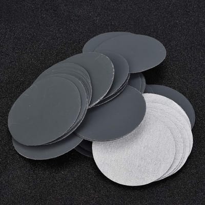 JHUBERS- Schuurpapier Set 50 Stuks - Schuurpapier Rond 75mm - Schuurpapier 1500# - Schuurpapier Fijn - Schuurpapier voor Hout/Metaal - Geschikt voor Slijpen/Polijsten - Schuurschijven