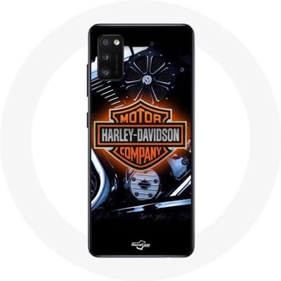 Hoesje Samsung Galaxy A41 Harley Davidson Logo van het automobielbedrijf