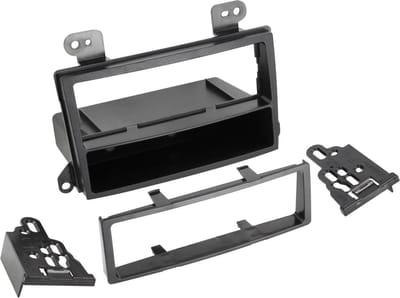 1-DIN Paneel geschikt voor met afleg bakje Mazda MPV 2000-2005 - Premacy 1999-2005 Kleur: Zwart (METRA)