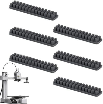 Set van 6 Schoonmaakborstels voor 3D Printers, Siliconen Mondborstels, Reinigingsgereedschap voor 3D Printen, Verminder Fouten bij het Printen