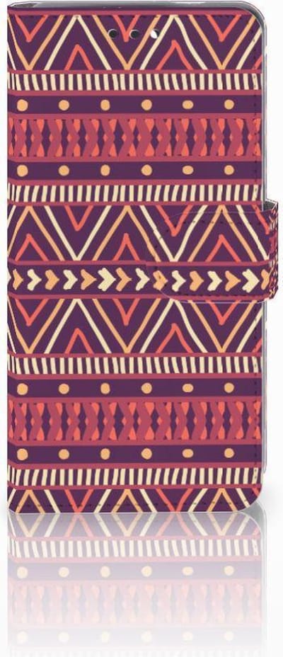 Nokia 3.1 (2018) Telefoon Hoesje Aztec Paars