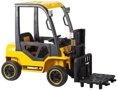 Elektrische kinder Heftruck/Vorklift 12v Geel