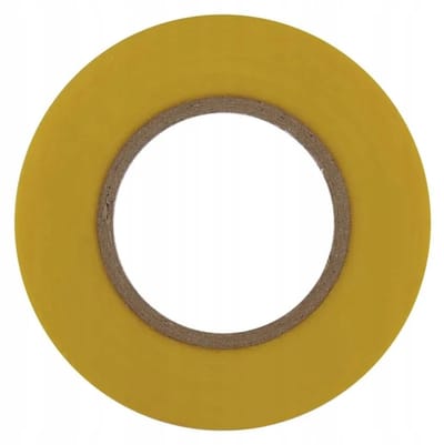 PVC Isolatietape Geel 19mm x 20m - Professionele Kwaliteit
