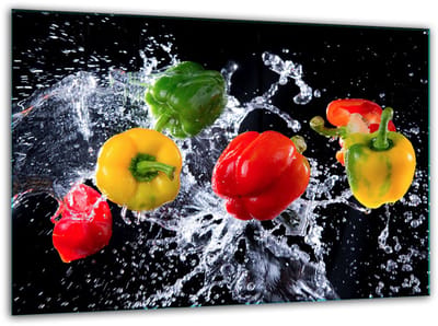 TMK ArtDeko - Snijplank - Gehard Glas - 30x22cm - Paprika Design