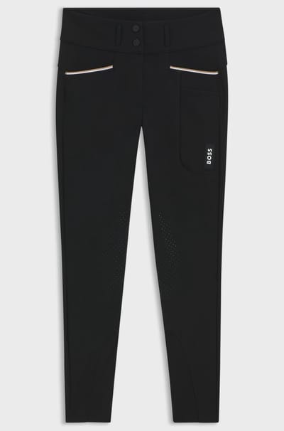 BOSS Equestrian SS26 HANNAH HIGH WAIST KNEE GRIP RIJBROEK DONKER PUMICE S
