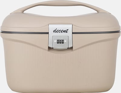 Decent SPORTIVO – Beautycase - Make Up koffer – Handbagage Reistas – Medicijnkist Waterbestendig - Opbergbox voor Pillen en Medicijnen - Nagelkoffer – BEIGE