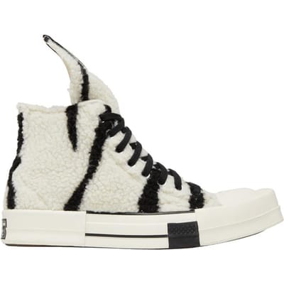 Converse TURBODRK Chuck Taylor All Star 70 Hi Rick Owens DRKSHDW Sherp 42.5 white