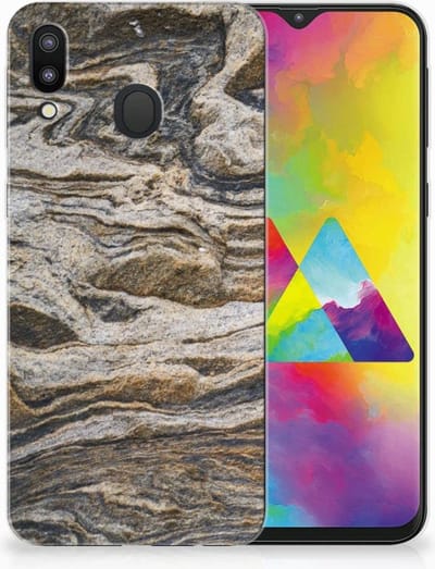 Samsung Galaxy M20 (Power) TPU Siliconen Hoesje Steen