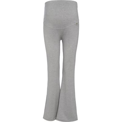Baby's Only Flared zwangerschapsbroek Glow - Bell Bottom broek gemaakt uit 95% viscose en 5% elastaan - Speciaal ontworpen voor de Zwangerschap - Dusty Grey - S