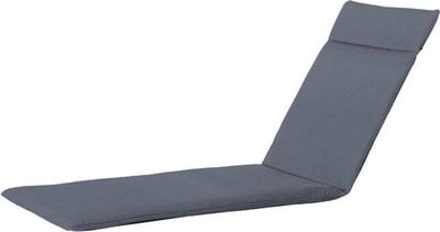 Madison - Tuinkussen - Ligbedkussen - 190x60cm - Panama Safier Blue - Blauw