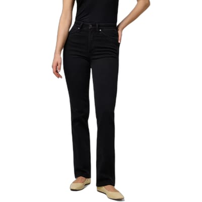 Wrangler 112371749 Straight Fit Spijkerbroek Zwart 26 / 32 Vrouw