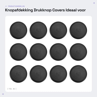 Dailygoods- Knopafdekking 12 Stuks - Compatibel met Cherry/TTC/Kailh - Diameter 20,2 mm - Voor Mechanische Drukknoppen - ABS Materiaal - Geschikt voor Diverse Toetsenborden - Toetscap
