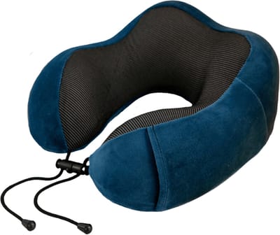 Bovista Reiskussen - Nekkussen - Travel Pillow - Vliegtuig - Auto - Neck Pillow - Travel - Kampeer Kussen - Blauw