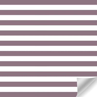 Papierrol Cadeaupapier – Streep Oud Roze – 50 cm x 100 m – Wit Cadeaupapier met Oudroze Strepen – 60 grams – Duurzaam & Recyclebaar