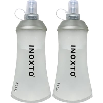 250 ml sportwaterzak drinkzak Draagbare zachte opvouwbare waterzak opbergtas BPA-vrij 500ml & 2pcs