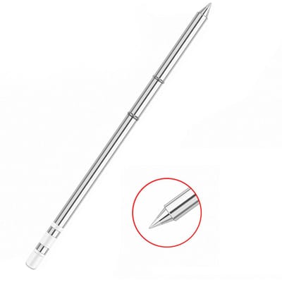 Pointes de fer à souder en métal T12, Kit de pointes de remplacement pour soudage électrique T12-B argenté