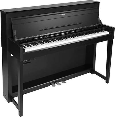 Medeli DP650K/BK Digitale Huiskamer/home Piano incl onderstel, pedalen en toetsen afdek klep