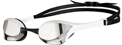 Cobra Ultra Swipe Zwembril voor Volwassenen - Zilver-Wit met Anti Fog Technologie