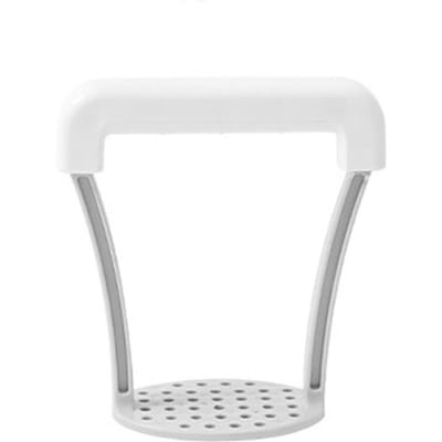 Handmatige Aardappelstamper Duurzame Aardappelpers Keuken Groentestamper Met Antislip Handvat Vruchtenpers Keukengadgets white