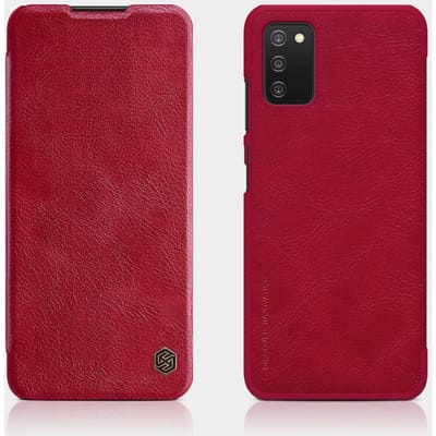 Nillkin Qin Leather Holster Case for Samsung Galaxy A03s Red