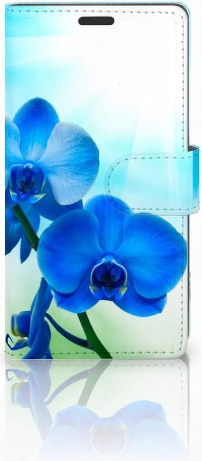 Sony Xperia Z3 Hoesje Orchidee Blauw - Cadeau voor je Moeder