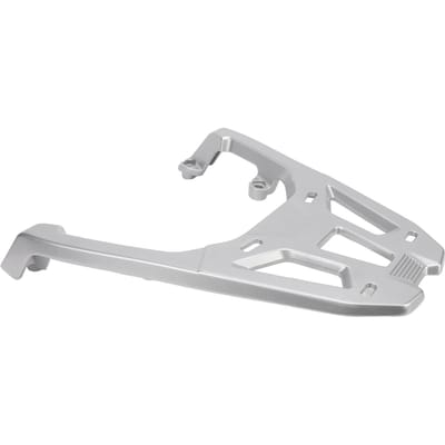 Motorfiets Achterbagagedrager Aluminiumlegering Handige Opbergruimte Ladingdrager Houder Beugel white