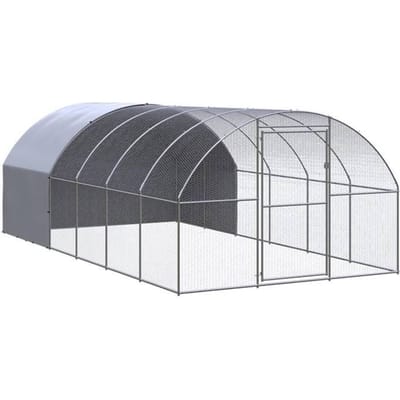 Maison Exclusive - Poulailler d'extérieur 3x6x2 m Acier galvanisé
