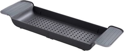 Oliva's - Badplank - Badplank voor in bad - Verstelbaar / Uitschuifbaar badrek - 55 - 79 cm - Zwart