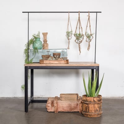 Tafelklem Zwart - Decoratieve Frame Tafelklem - zwart - instelbare breedte van 140 tot 250cm