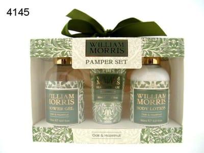 Lesser & Pavey William Morris Verzorgingsset – Showergel, Bodylotion & Handcrème Cadeauset 3-delig
