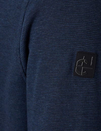 CASA MODA comfort fit sweatvest - donkerblauw