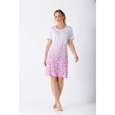 Hajo nachthemd roze confetti - Roze - Maat - 48/50