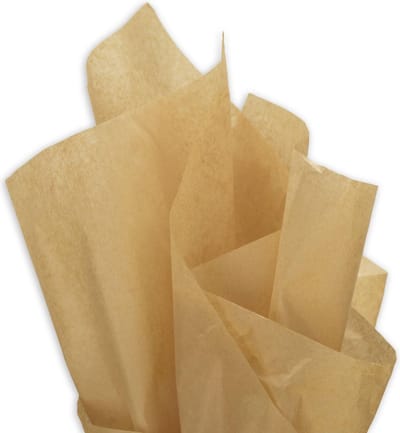 Zijdepapier Kraft - 50 x 75cm - 17gr - 240 stuks - Lichtbruin Vloeipapier