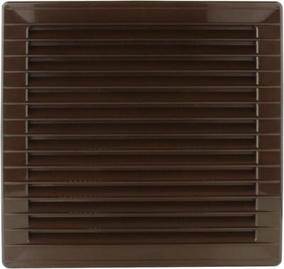 Ventilatierooster - Afsluitrooster - Ventilatie Binnen - Insectenbescherming - Ø 125 mm - bruin