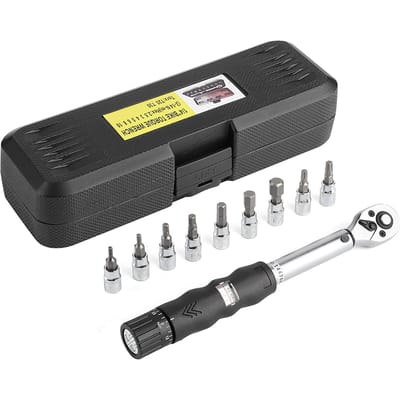 10 stuks set 2 14NM 1 4 inch Verstelbare Momentsleutel Hoge Precisie Raamdisplay Vooringestelde Sleutel Auto Fiets Reparatiegereedschap gray