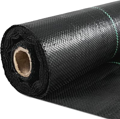 Onkruidbarrière Landschapsstof - Bodembedekker Geotextiel - Tuinonderhoud - Heavy Duty Geweven - 60 g/m² - Zwart