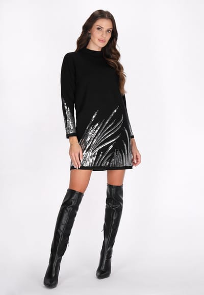 Faina jurk Dames zwart