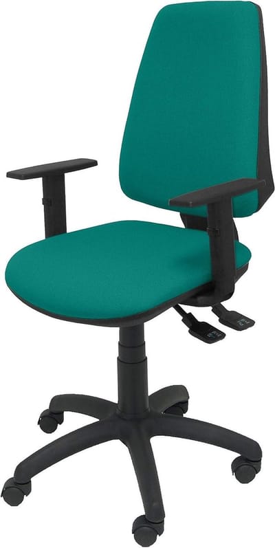 Ergonomische bureaustoel - Werkstoel verstelbaar - Comfortabel werken - Syncro-contact mechanisme - 109x46x46 cm - Lichtgroen