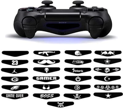 Gadgetpoint - Controller Stickers voor PS4, PlayStation 4 - Performance Gaming Skin - Bescherming Accessoires - 3 stuks - Willekeurig