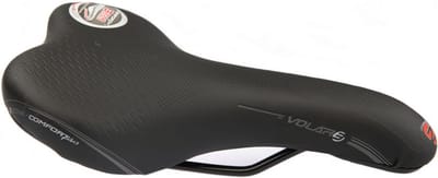 Zadel Selle Bassano Volare hybride/sport - zwart