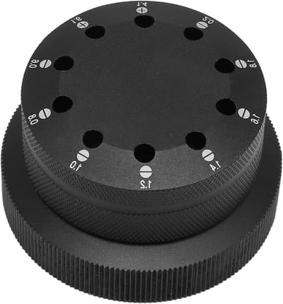 Schroevendraaier Basis - Horloge Reparatie - Kleine Onderdelen Beheren - 10 Gaten Compatibel - 13 x 11 x 6 cm