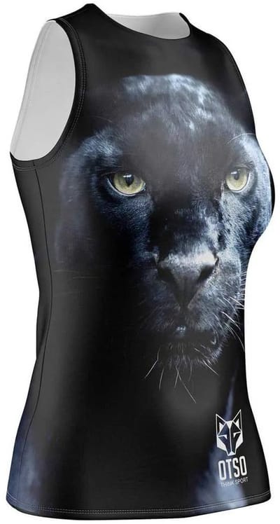 Otso Singlet Mouwloos T-shirt Zwart XS Vrouw