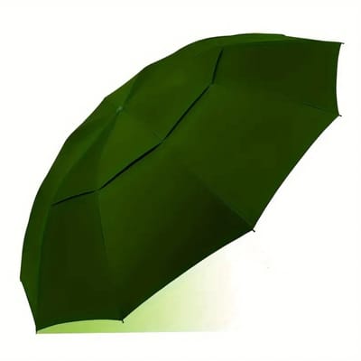 Nivard Moderne Golf Paraplu - Stormparaplu - Opvouwbaar - Windproof - Stormproef - UV Bescherming - Umbrella - Draagbaar - Groen