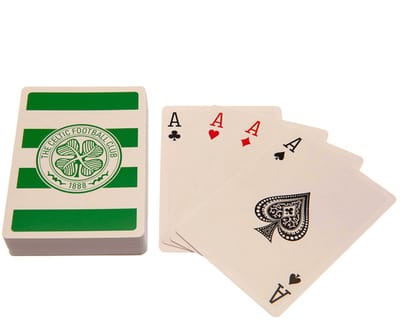 Team Merchandise speelkaarten Celtic - kaartspel voor kinderen.
