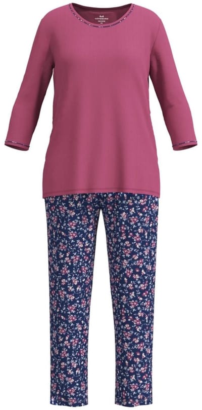 Gotzburg dames Pyjama 250296 425 rot-mittel-allover-38