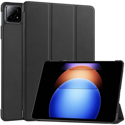 imoshion Tablet Hoes - Geschikt voor Xiaomi Pad 6S Pro 12.4 - Trifold Bookcase - Zwart